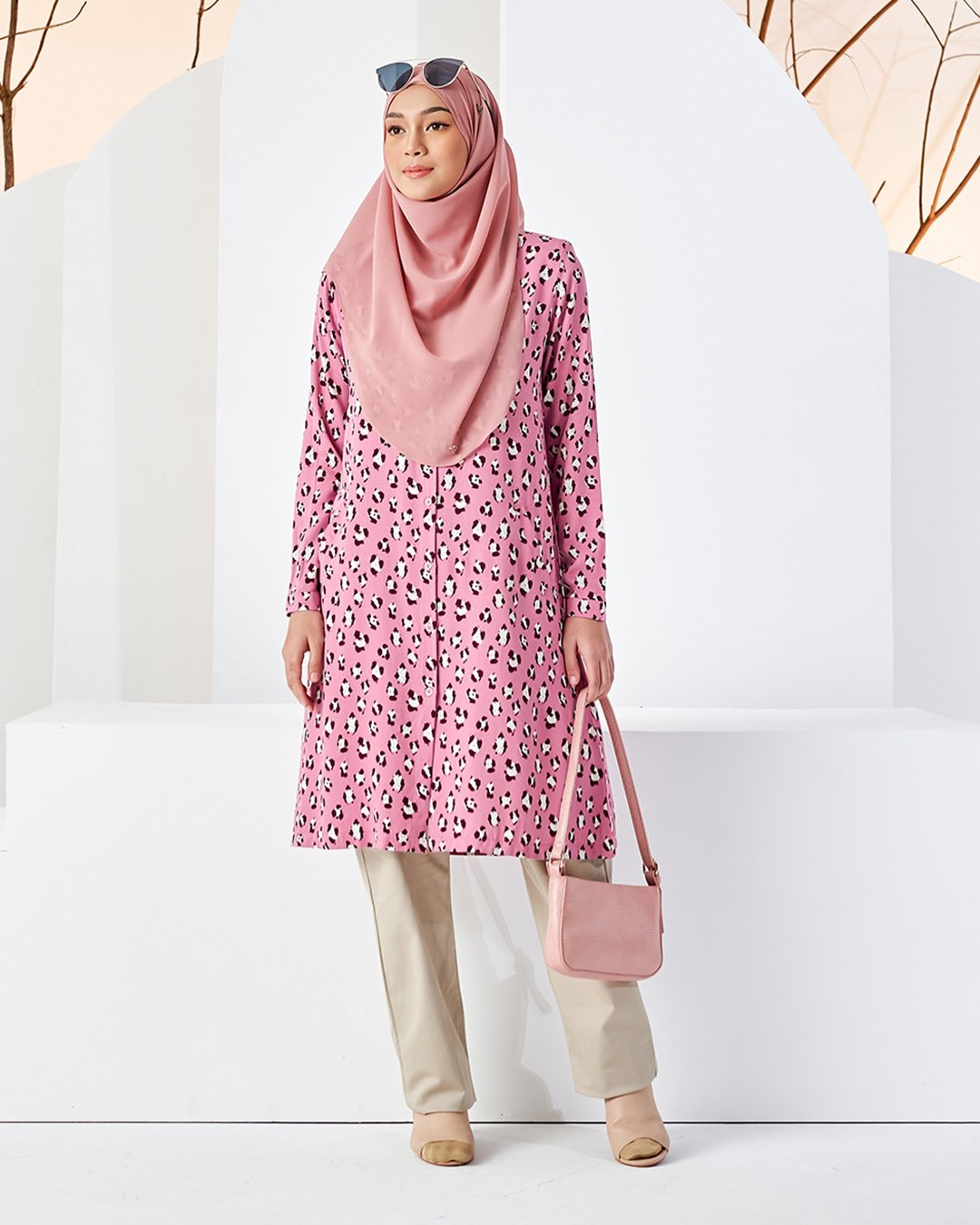 Tunic Calista - Misty Pink