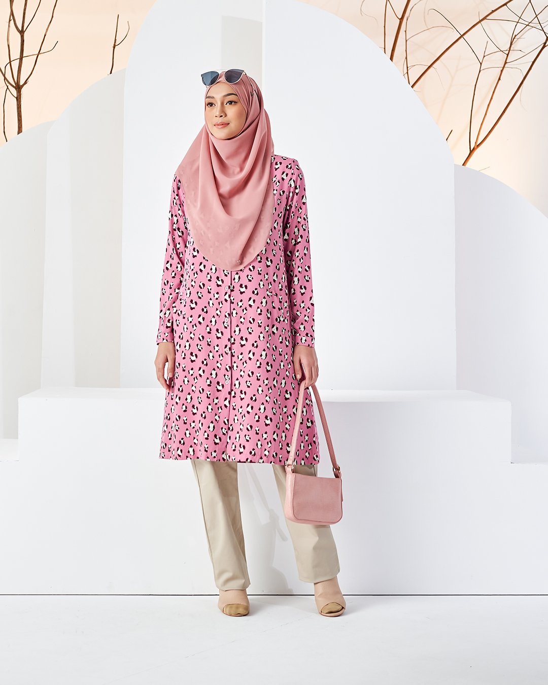 Tunic Calista - Misty Pink