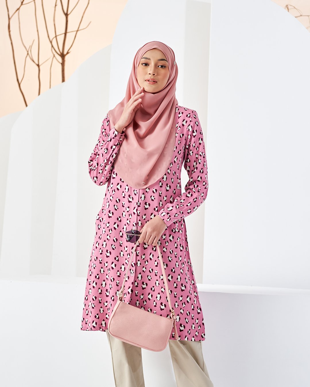 Tunic Calista - Misty Pink