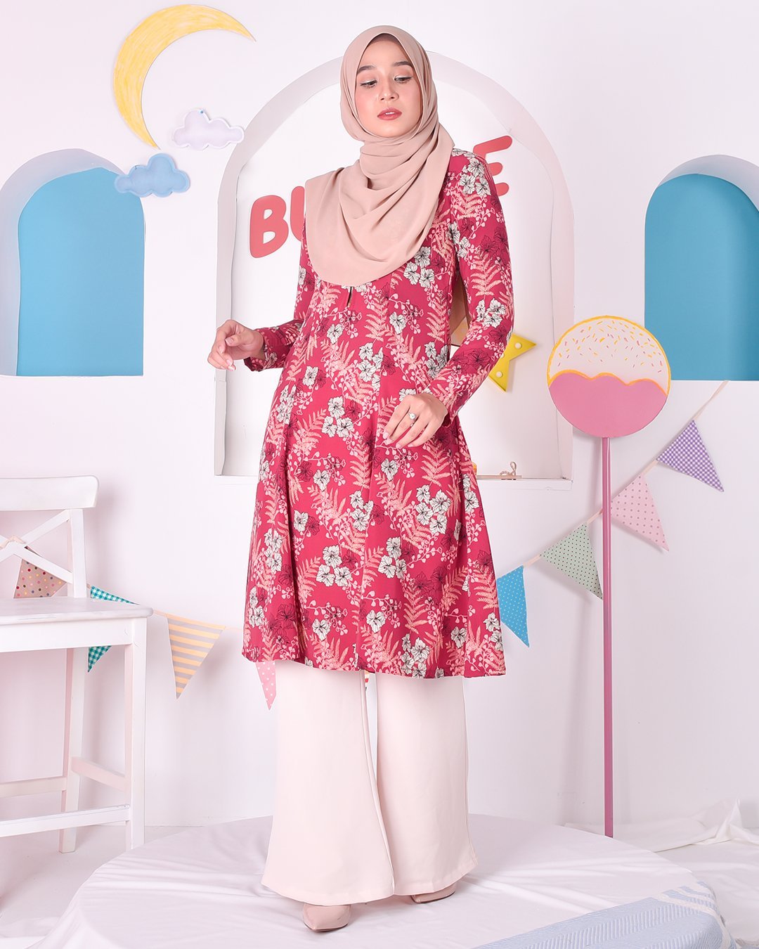 Tunic Cecilia - Hermosa Red