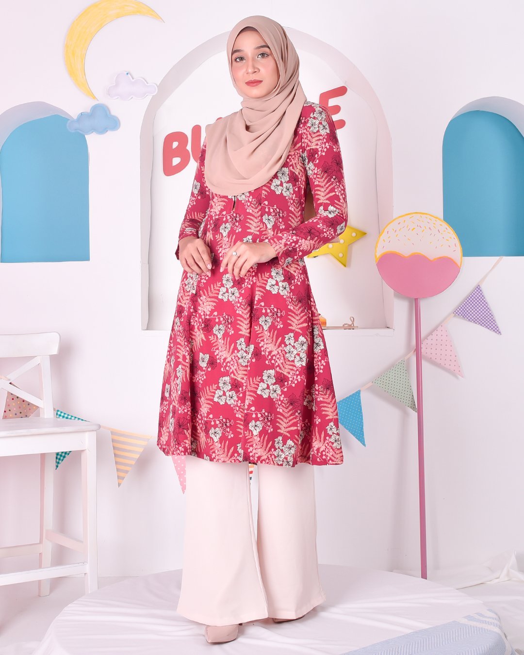 Tunic Cecilia - Hermosa Red
