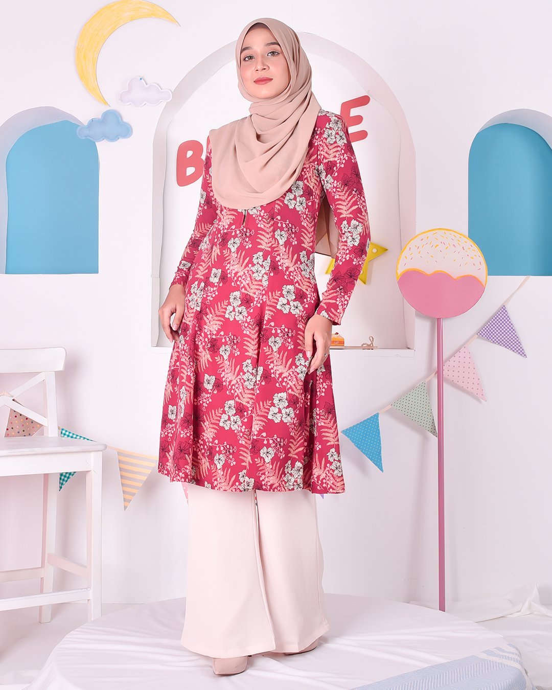 Tunic Cecilia - Hermosa Red