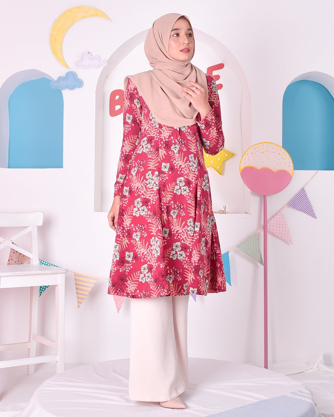 Tunic Cecilia - Hermosa Red