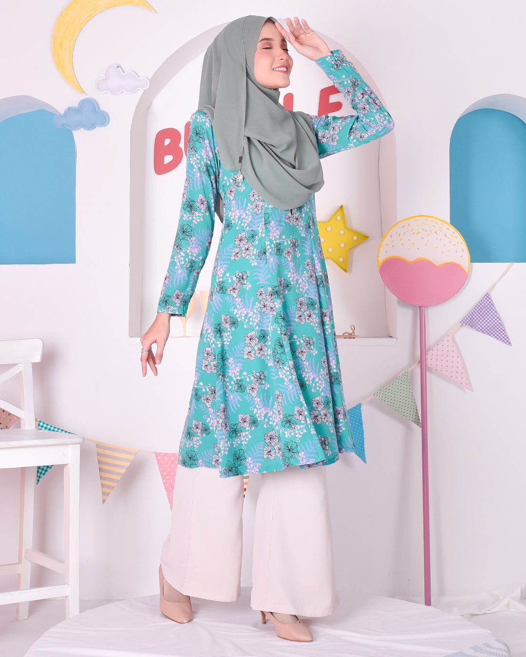 Tunic Cecilia - Kelly Green