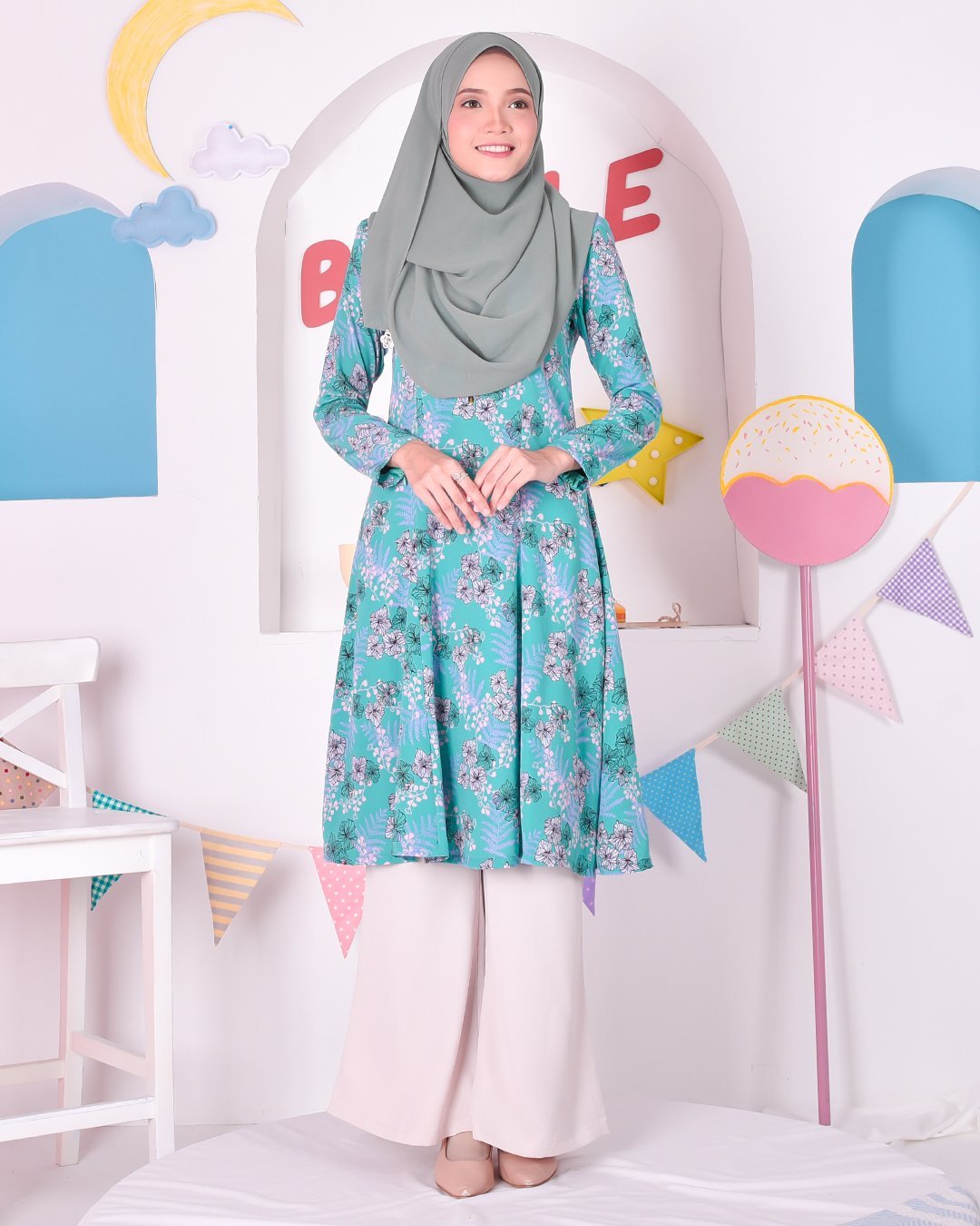 Tunic Cecilia - Kelly Green