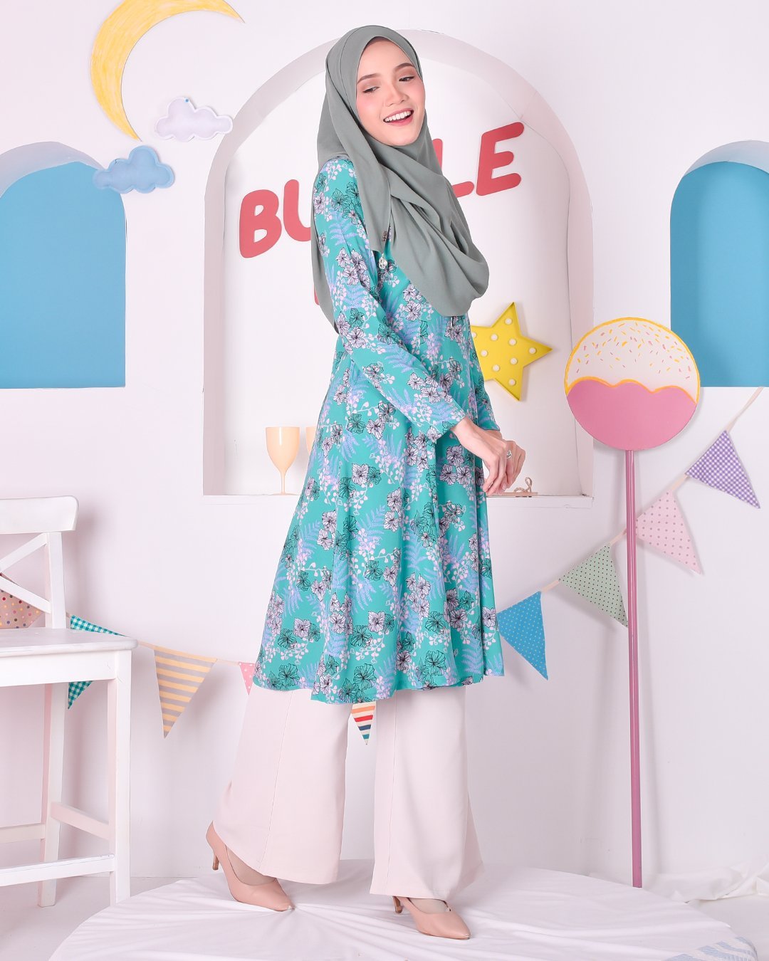 Tunic Cecilia - Kelly Green