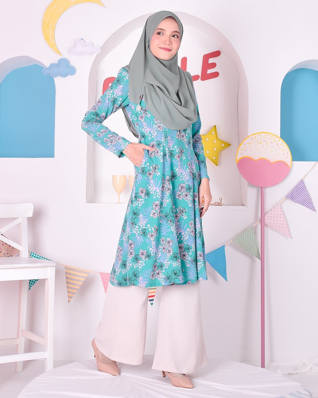 Tunic Cecilia - Kelly Green