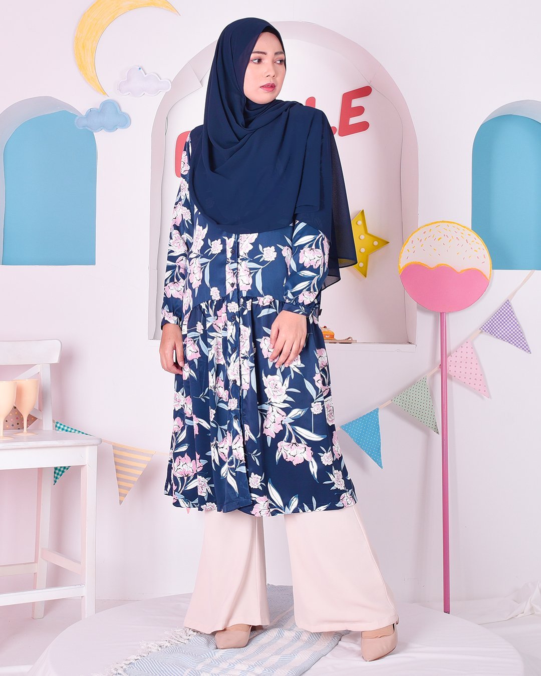 Tunic Charlee - Musk Blue