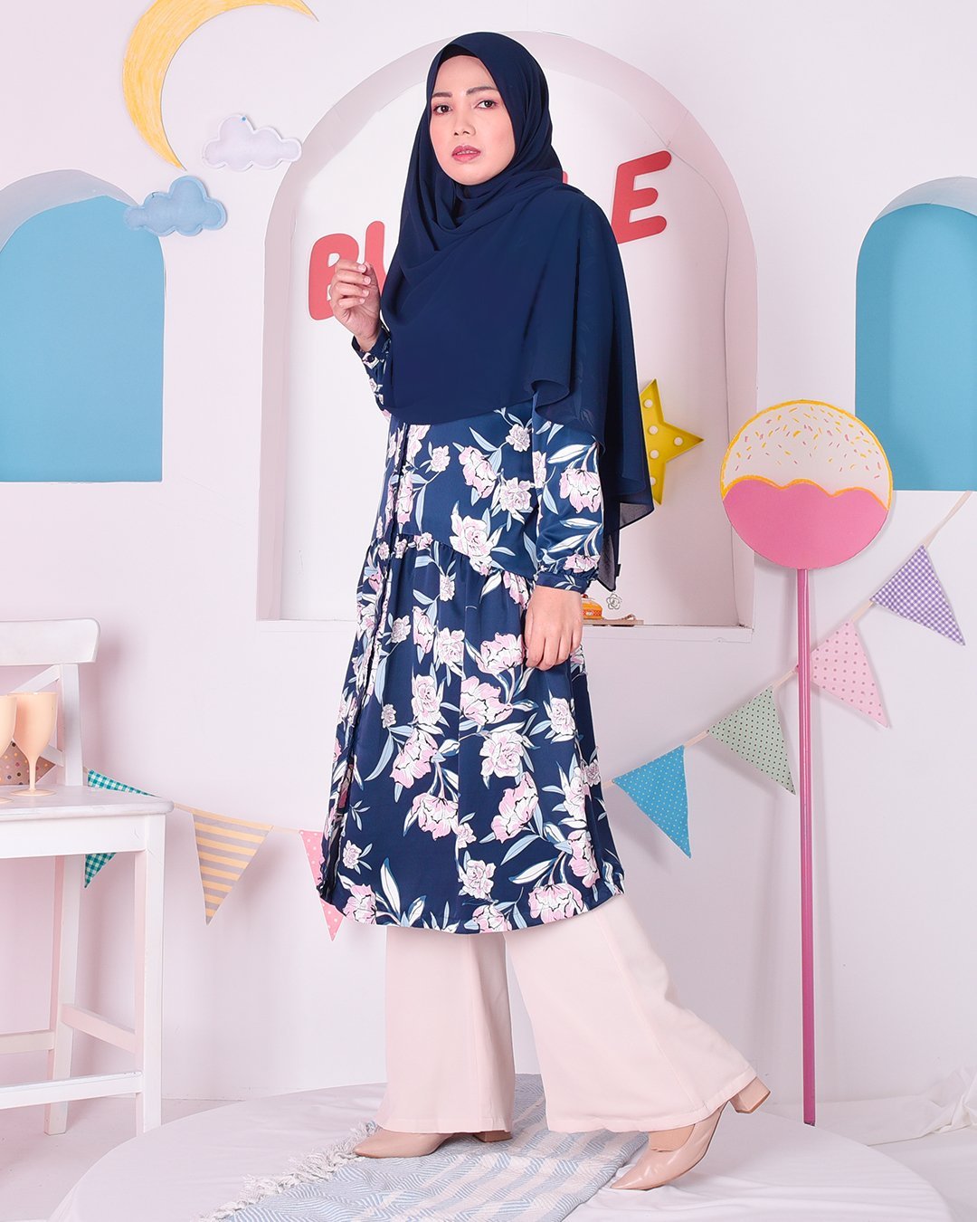 Tunic Charlee - Musk Blue