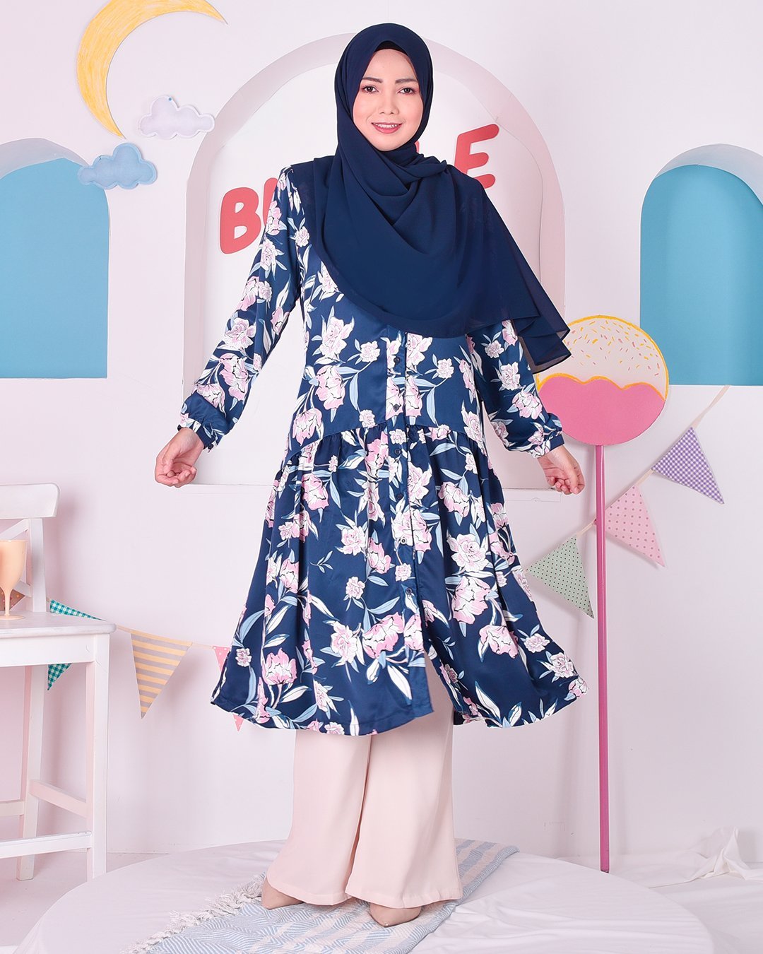 Tunic Charlee - Musk Blue