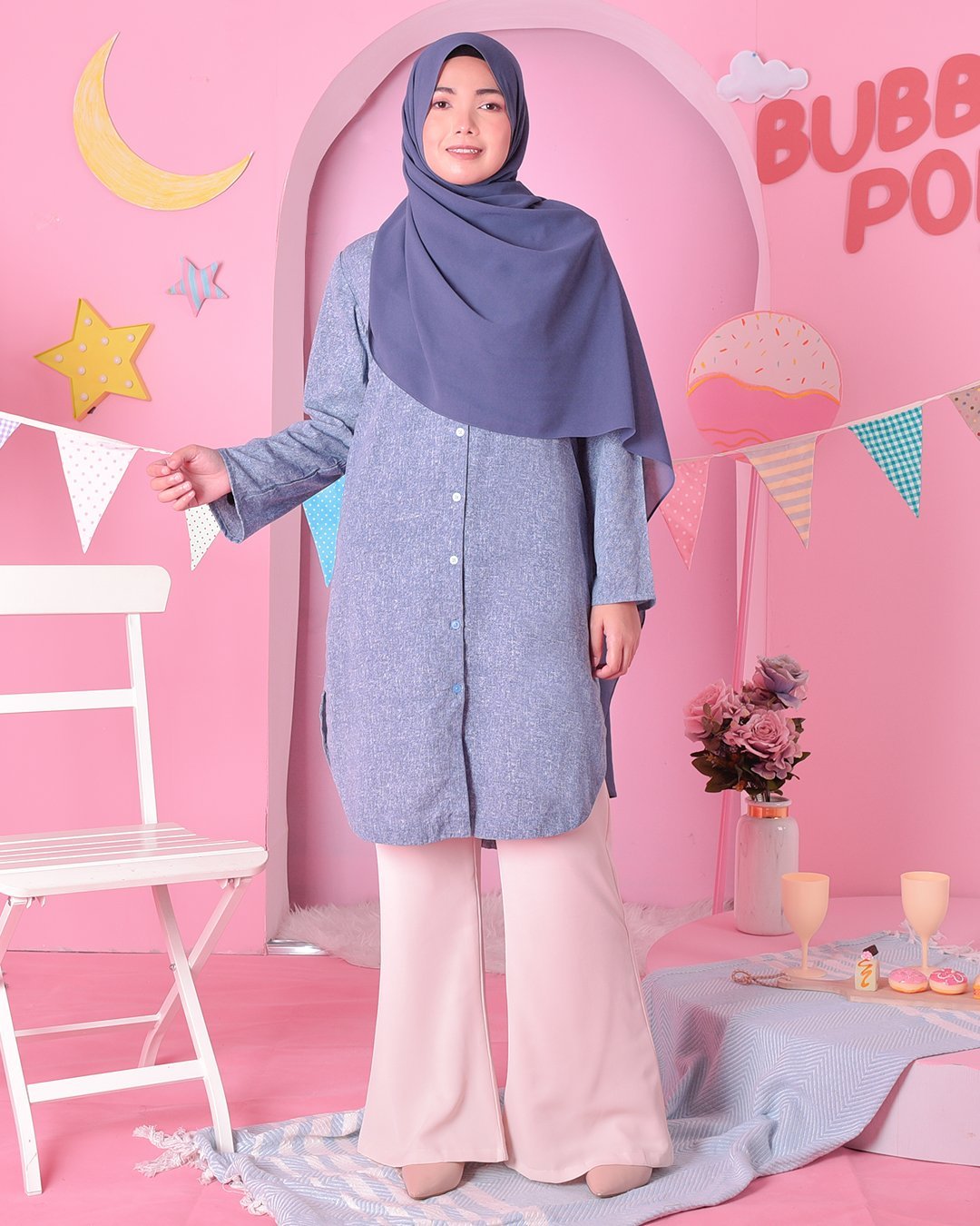 Tunic Cindy - Pure Blue