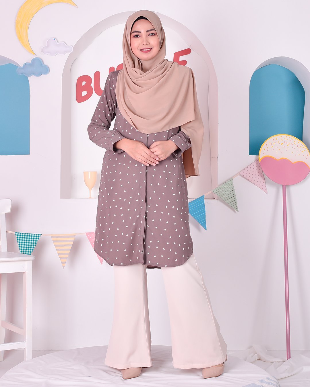 Tunic Clara - Mocha Brown