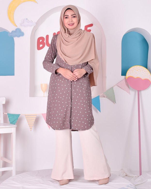 Tunic Clara - Mocha Brown