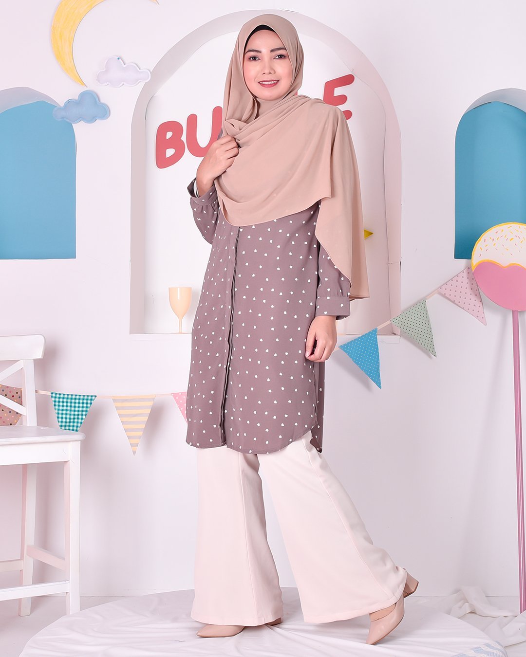 Tunic Clara - Mocha Brown