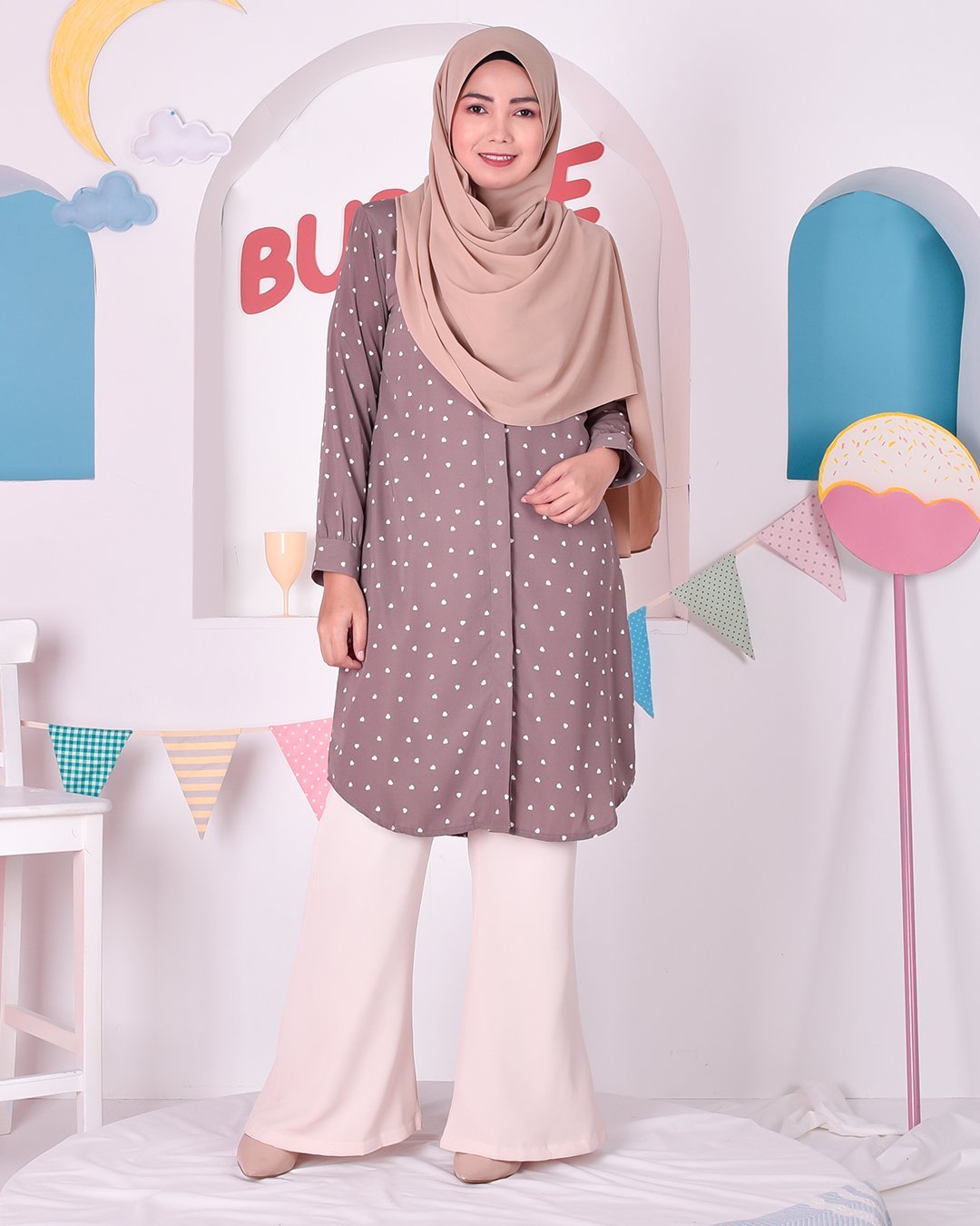 Tunic Clara - Mocha Brown