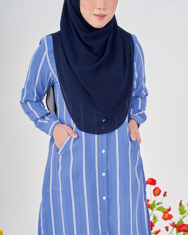Tunic Denim Dhalia Stripe - Denim Blue