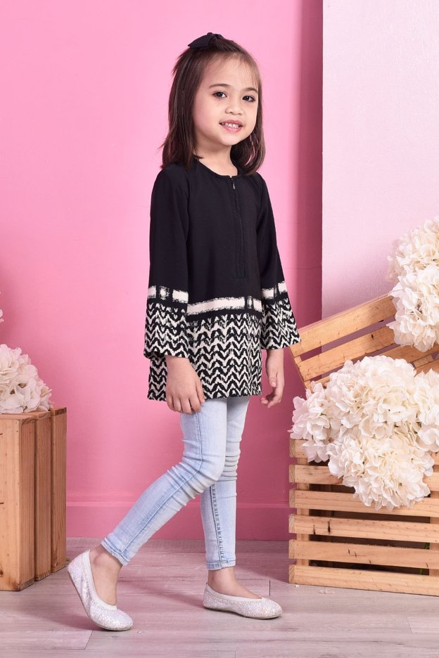 Tunic Devyn Kids - Black