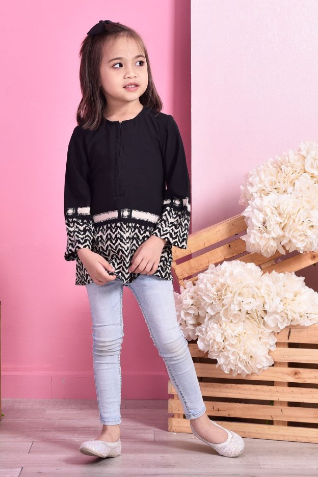 Tunic Devyn Kids - Black