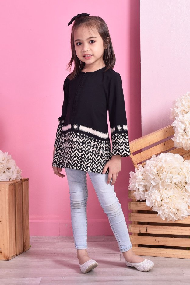 Tunic Devyn Kids - Black