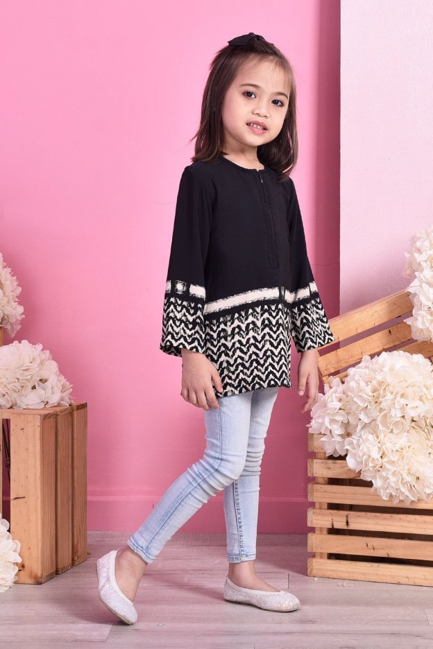Tunic Devyn Kids - Black