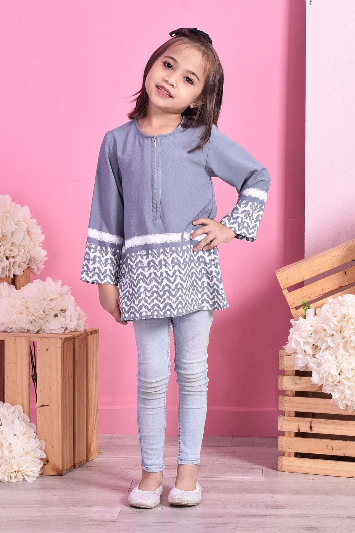 Tunic Devyn Kids - Grey