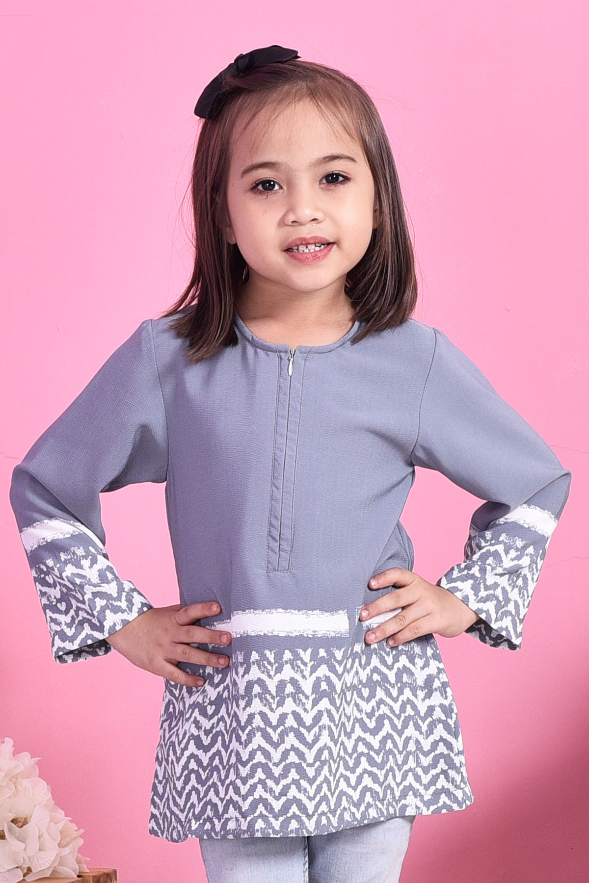Tunic Devyn Kids - Grey