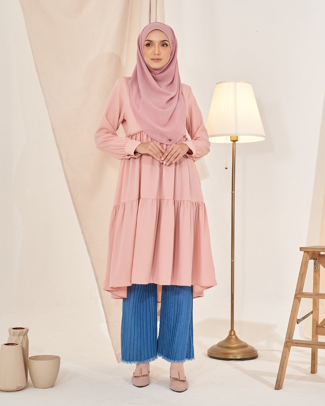 Tunic Endora - Cherry Pink