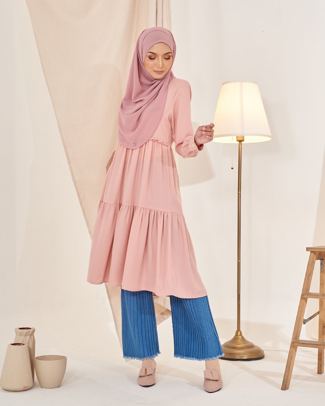 Tunic Endora - Cherry Pink