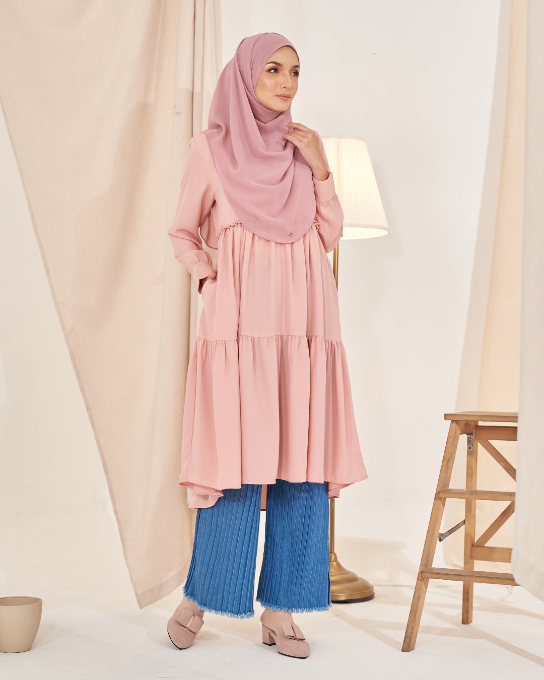 Tunic Endora - Cherry Pink