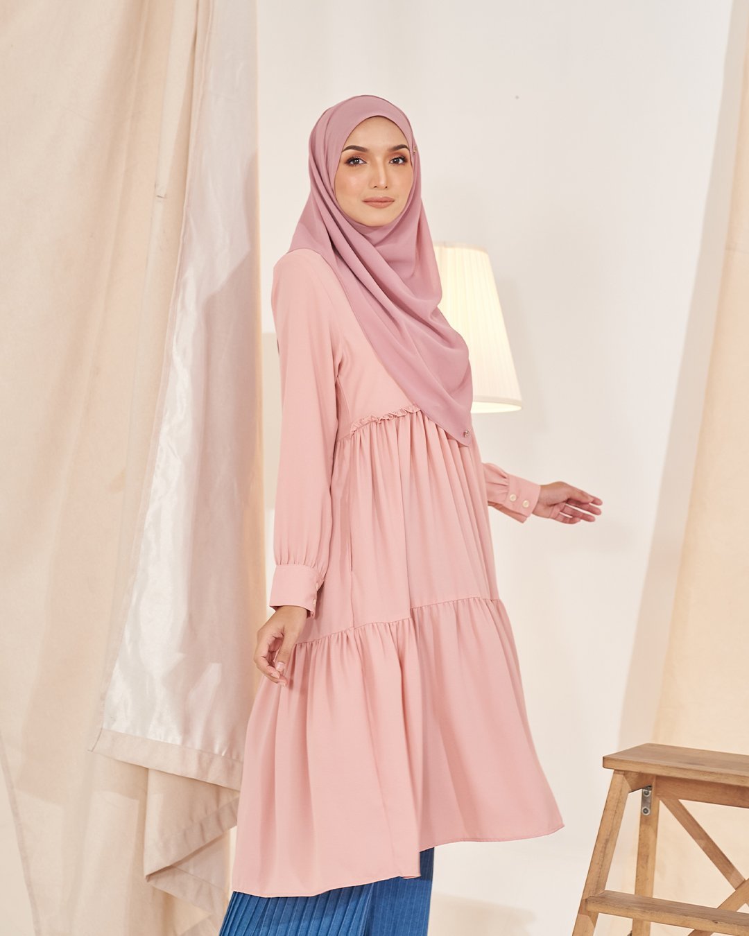 Tunic Endora - Cherry Pink