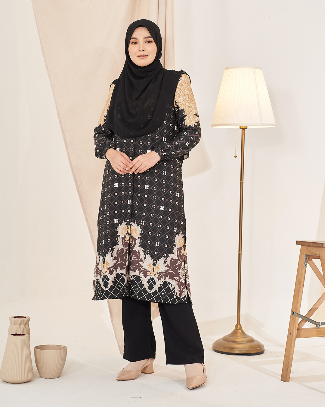 Tunic Evana - Ebony Black