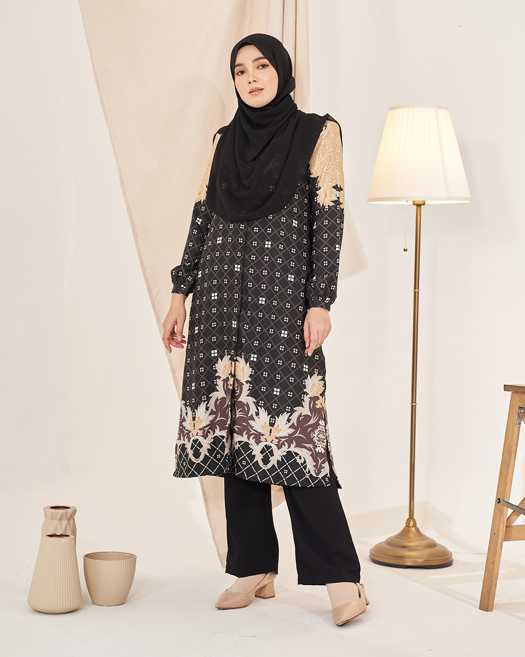 Tunic Evana - Ebony Black