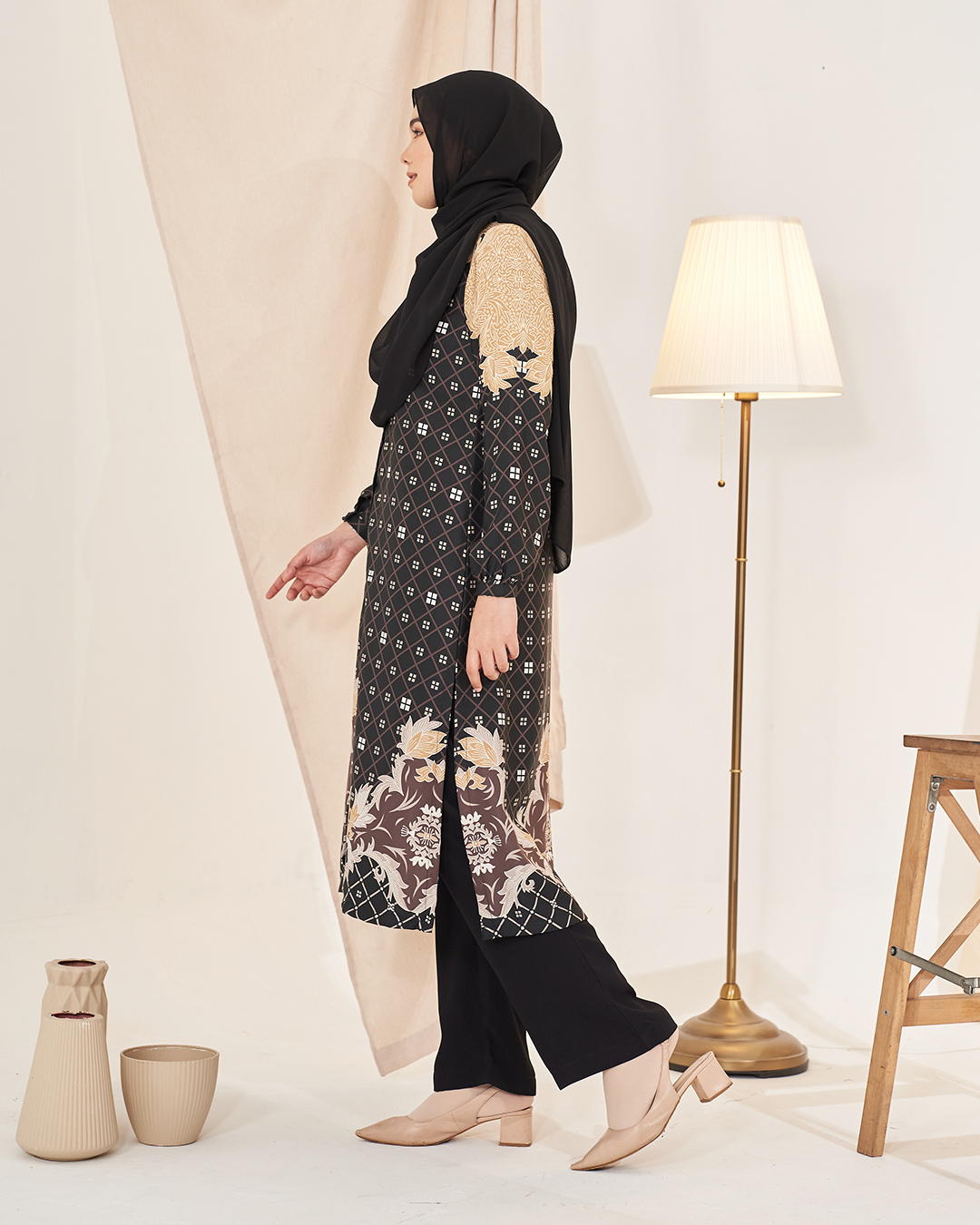 Tunic Evana - Ebony Black