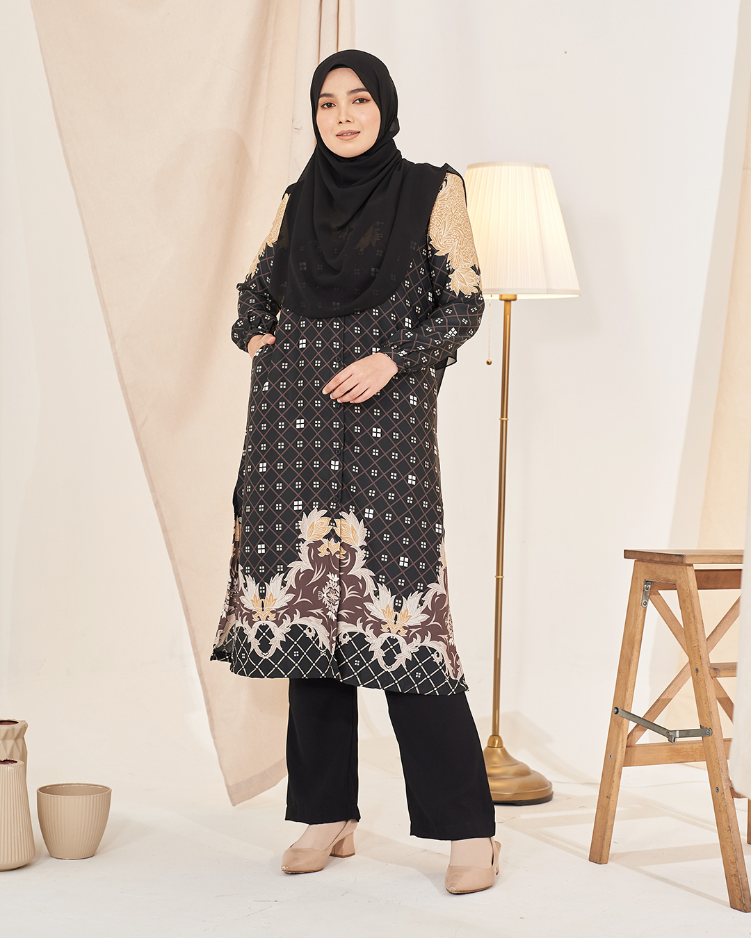 Tunic Evana - Ebony Black