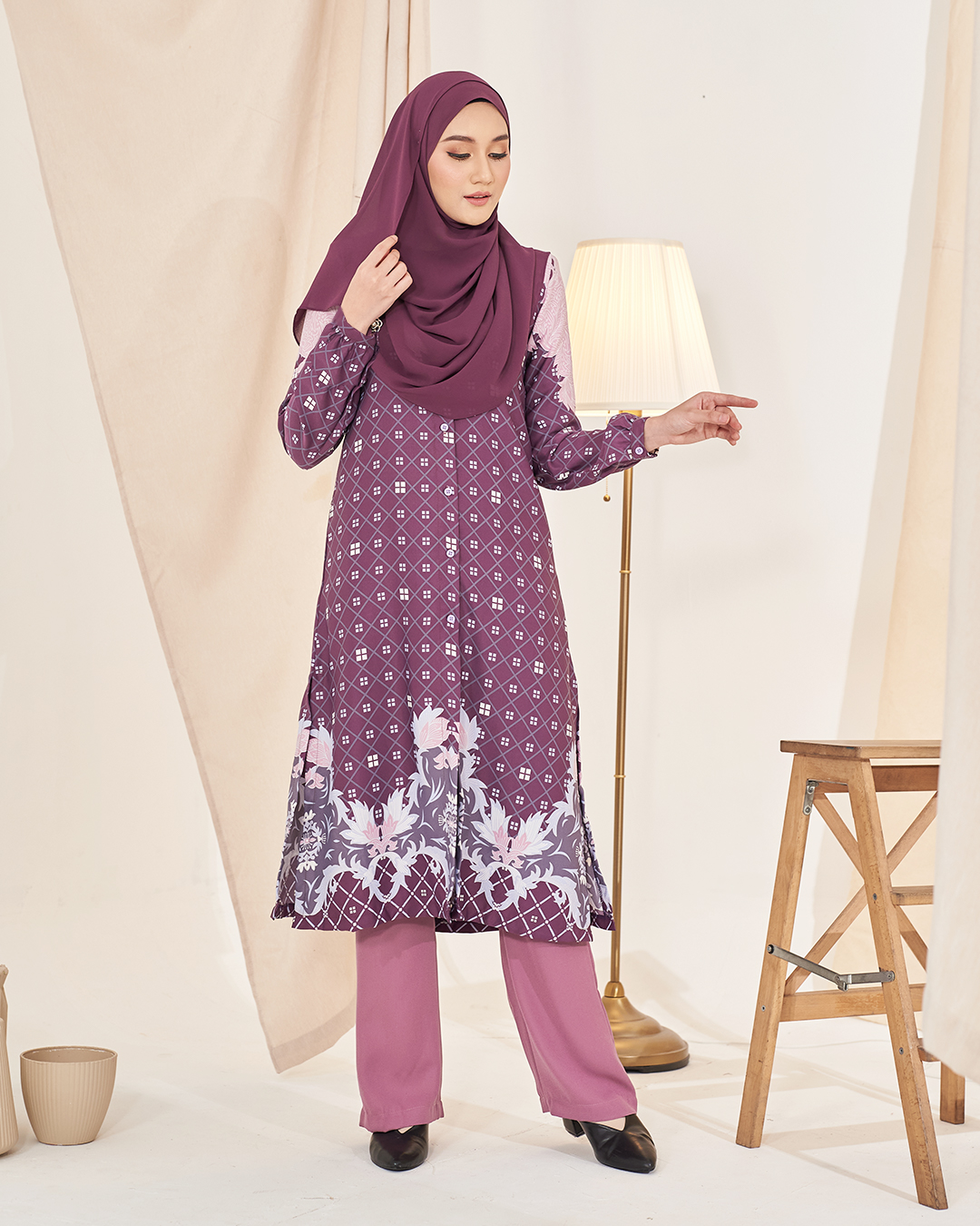 Tunic Evana - Mulberry Purple