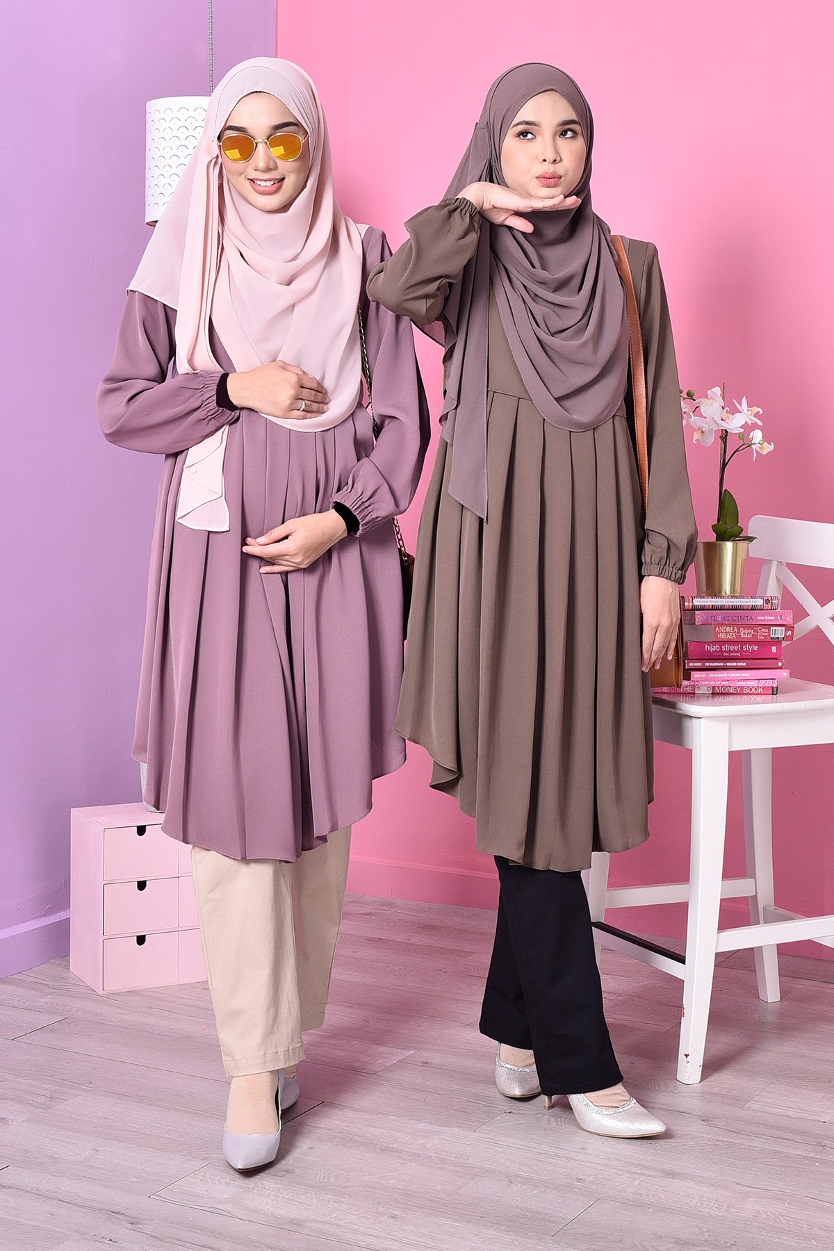 Tunic Feyya - Dusty Purple