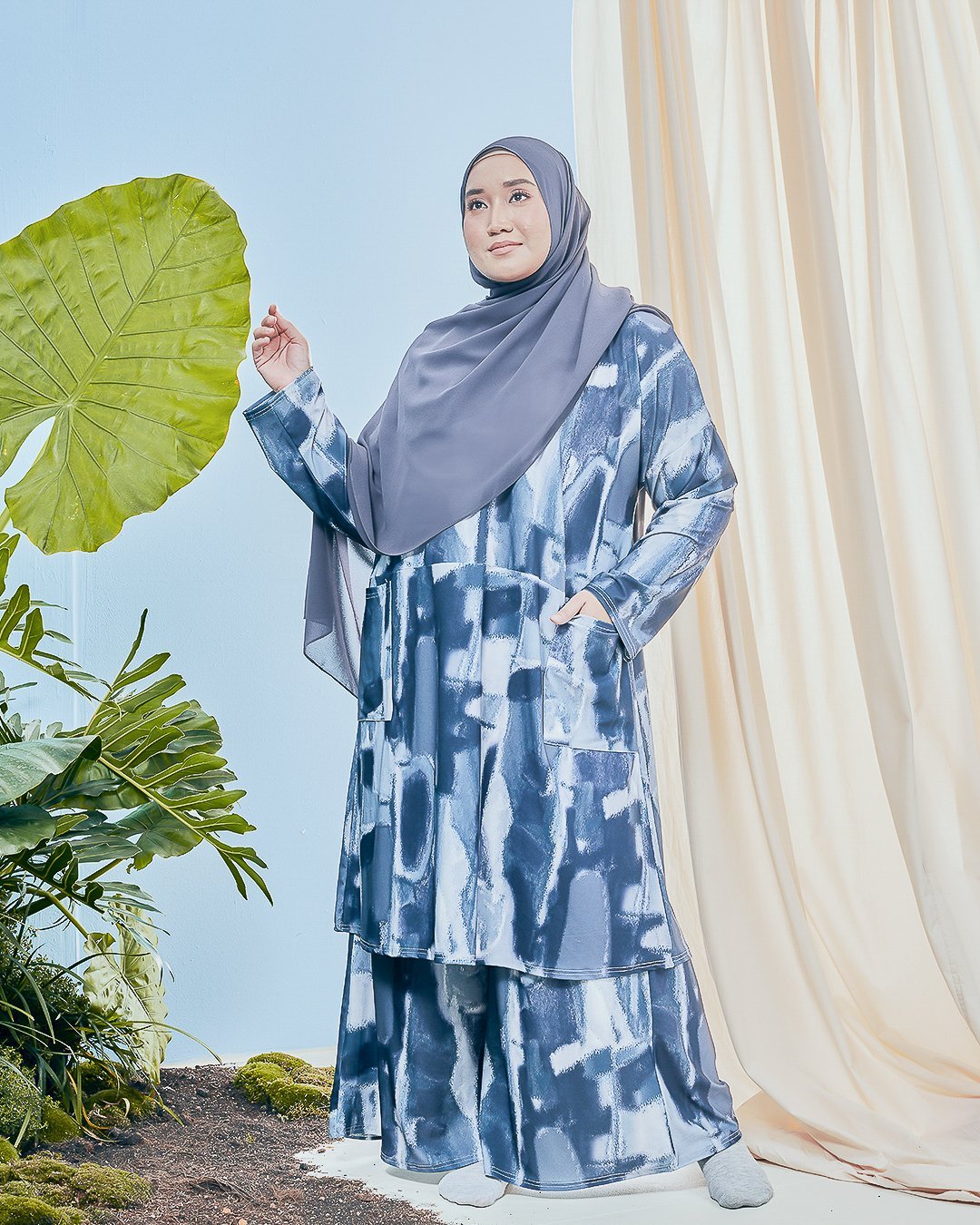 Tunic Kozi Kimisha - Bluish Grey