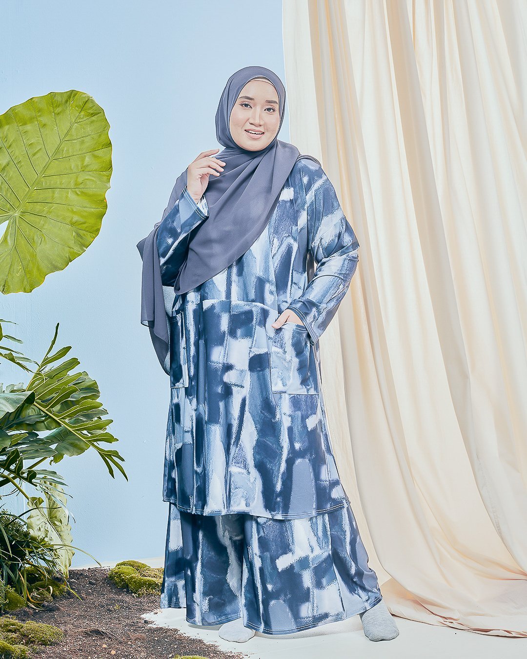 Tunic Kozi Kimisha - Bluish Grey
