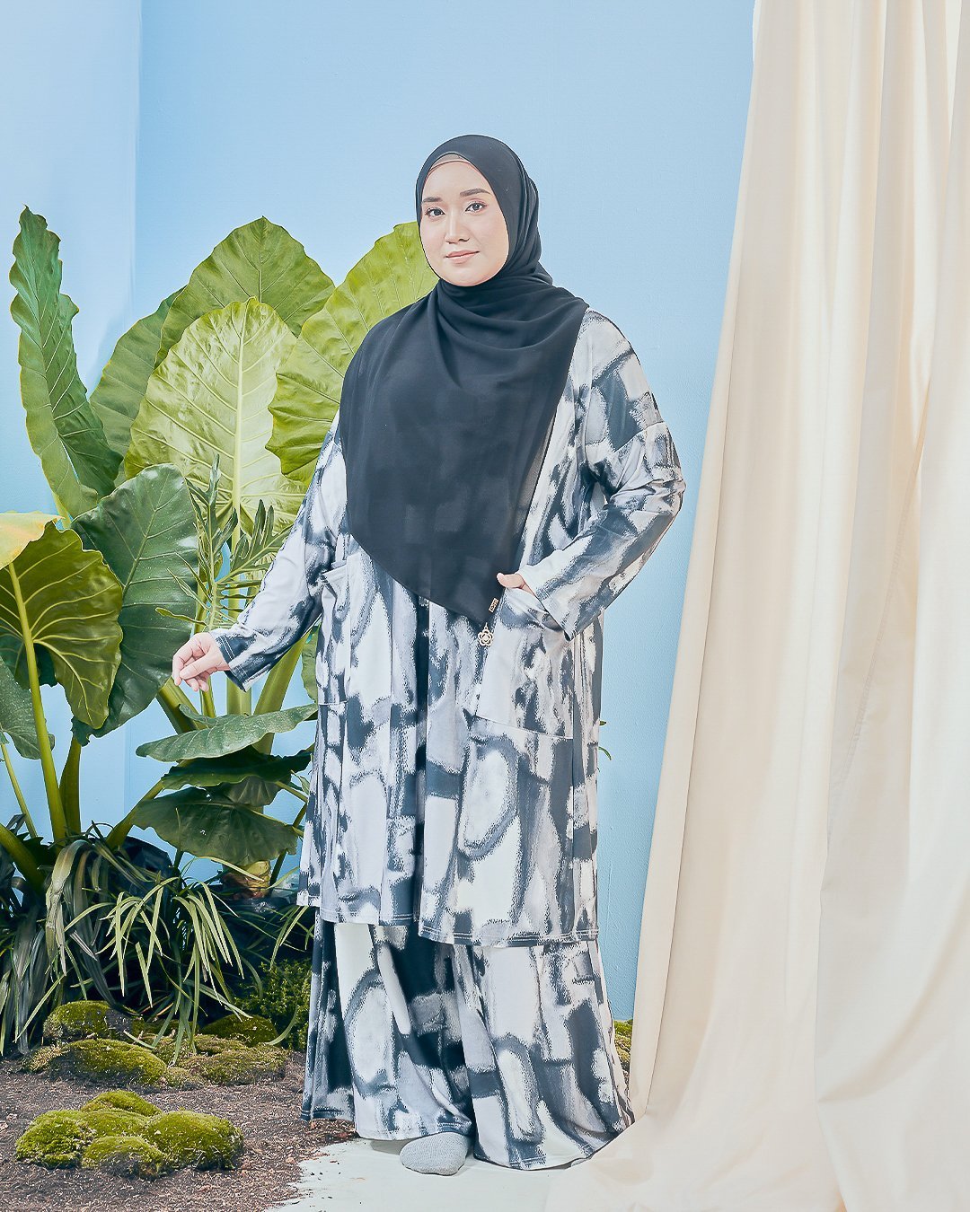 Tunic Kozi Kimisha - Greyish Black