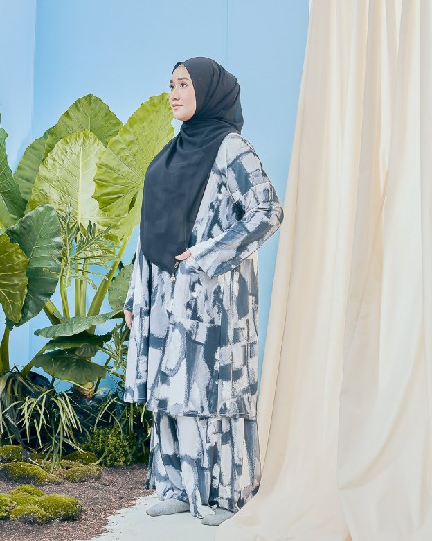 Tunic Kozi Kimisha - Greyish Black
