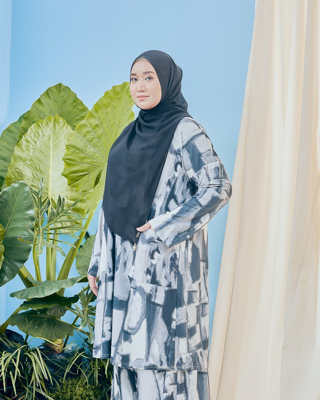 Tunic Kozi Kimisha - Greyish Black