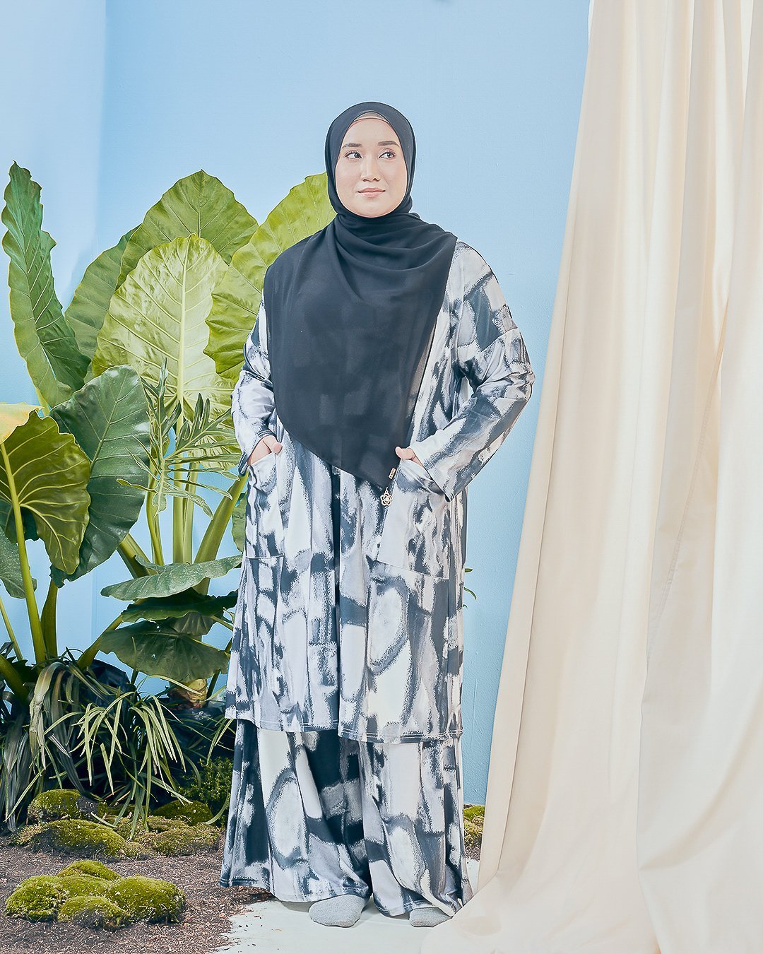 Tunic Kozi Kimisha - Greyish Black