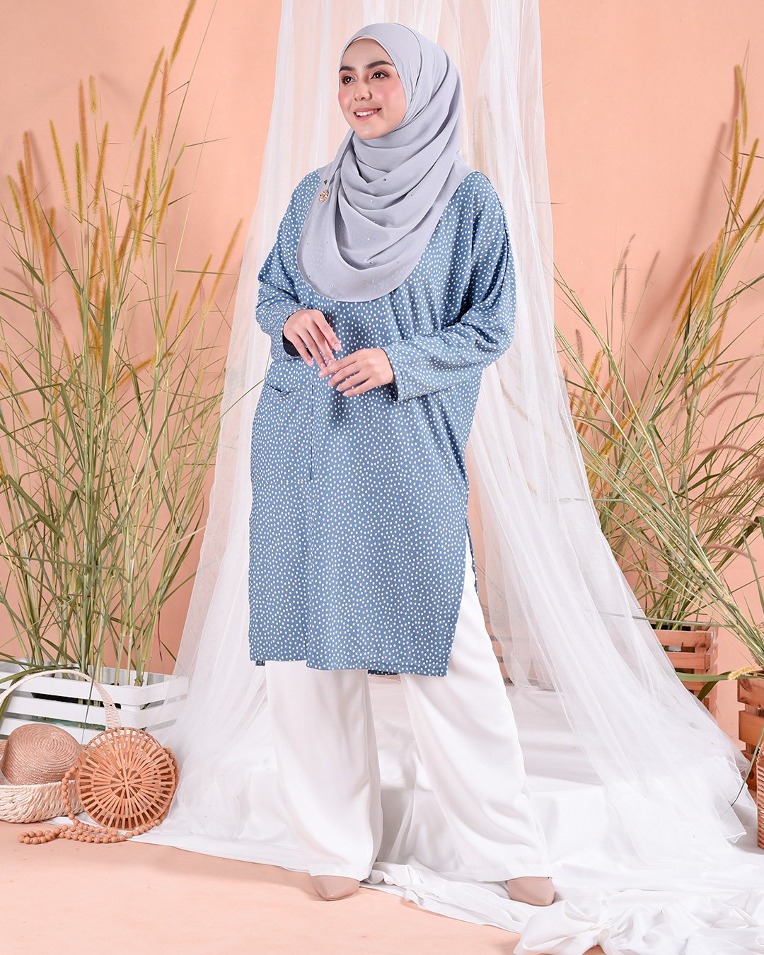 Tunic Kozi Narumi - Calming Blue