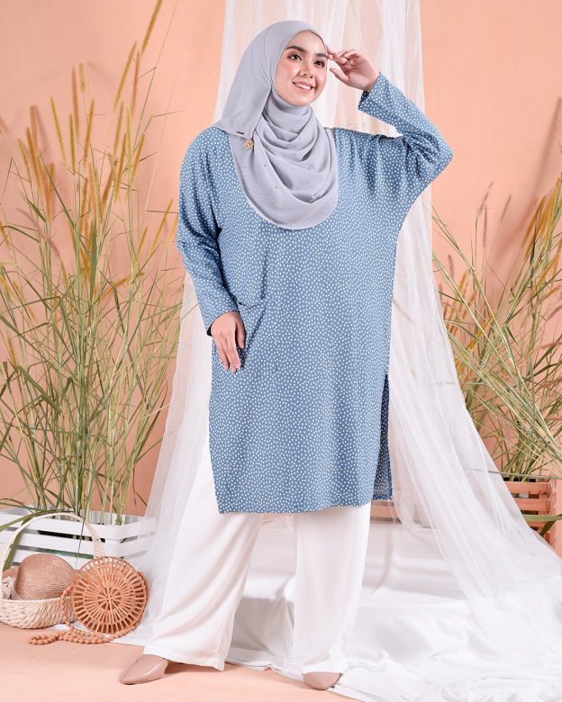 Tunic Kozi Narumi - Calming Blue