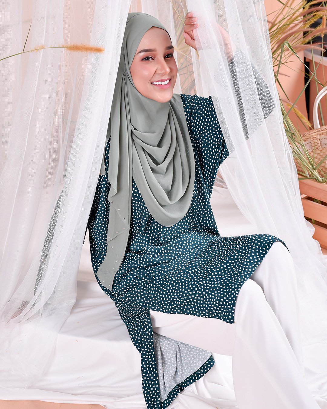 Tunic Kozi Narumi - Nature Green
