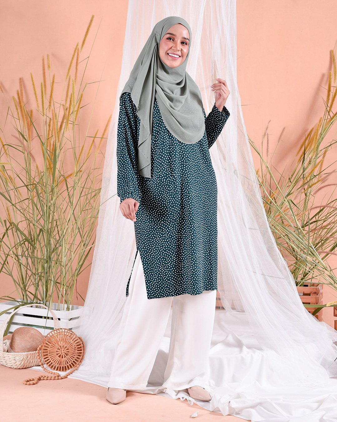 Tunic Kozi Narumi - Nature Green