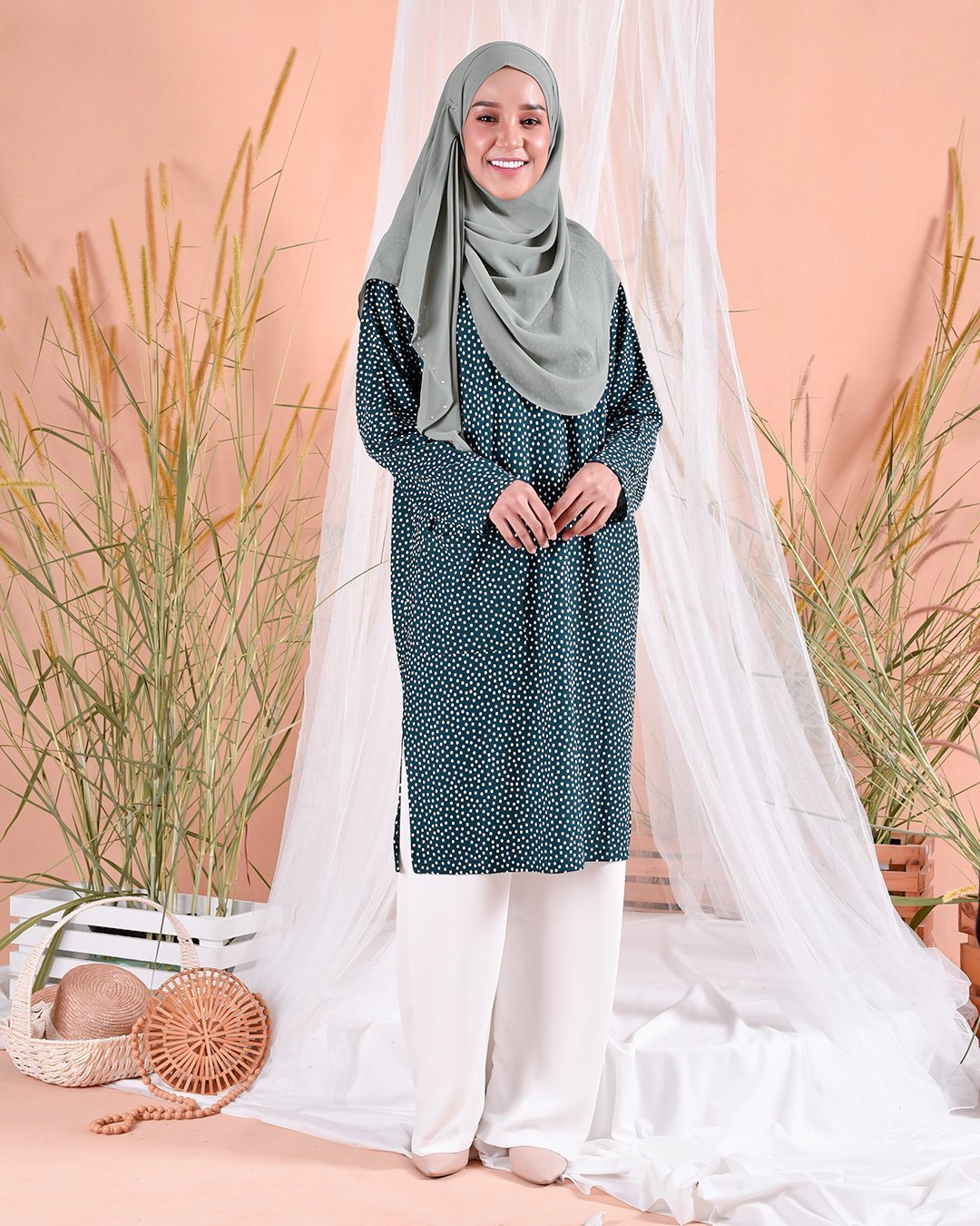 Tunic Kozi Narumi - Nature Green