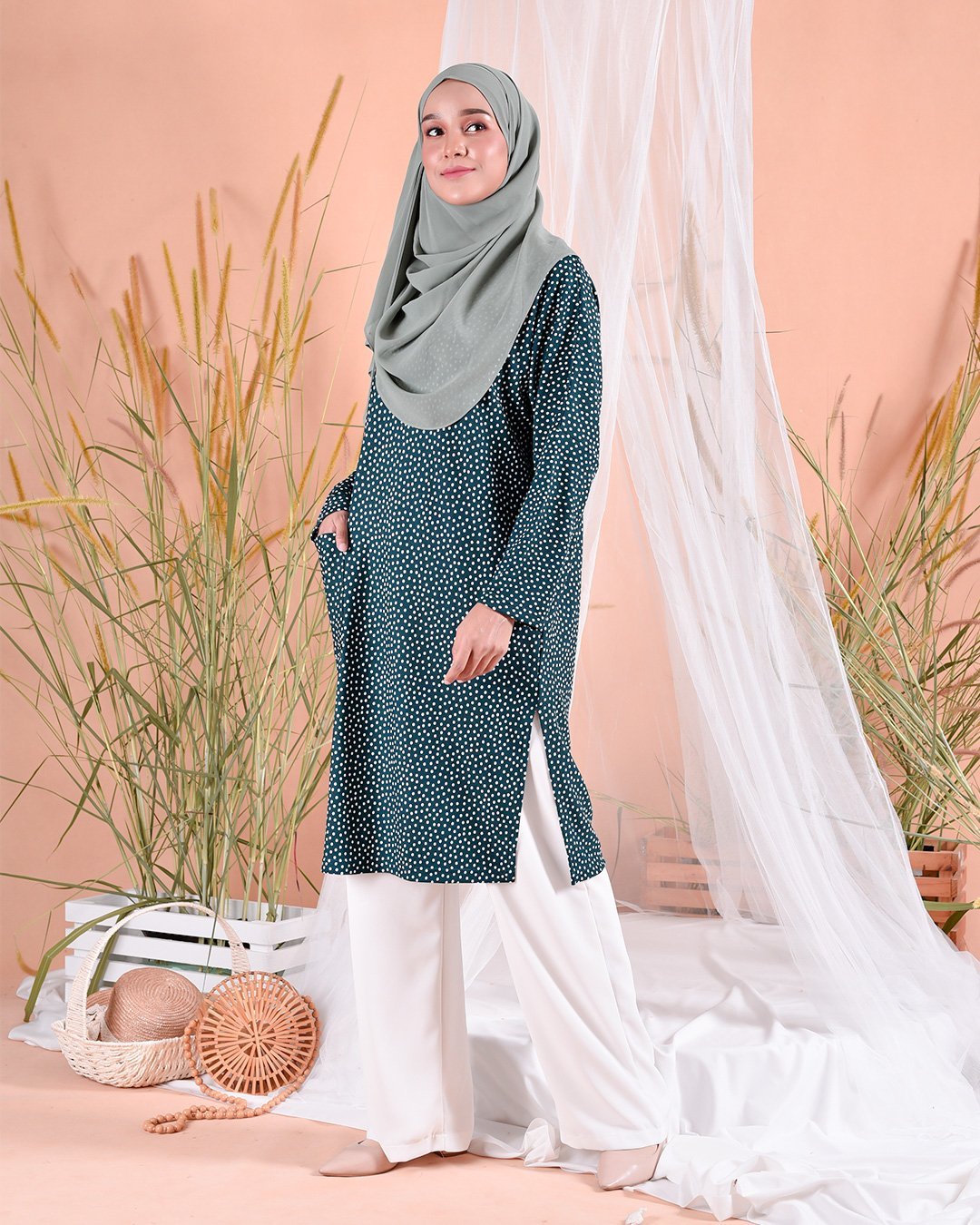 Tunic Kozi Narumi - Nature Green