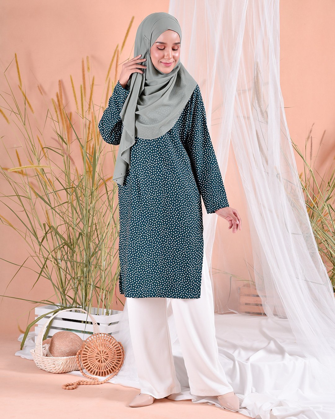 Tunic Kozi Narumi - Nature Green