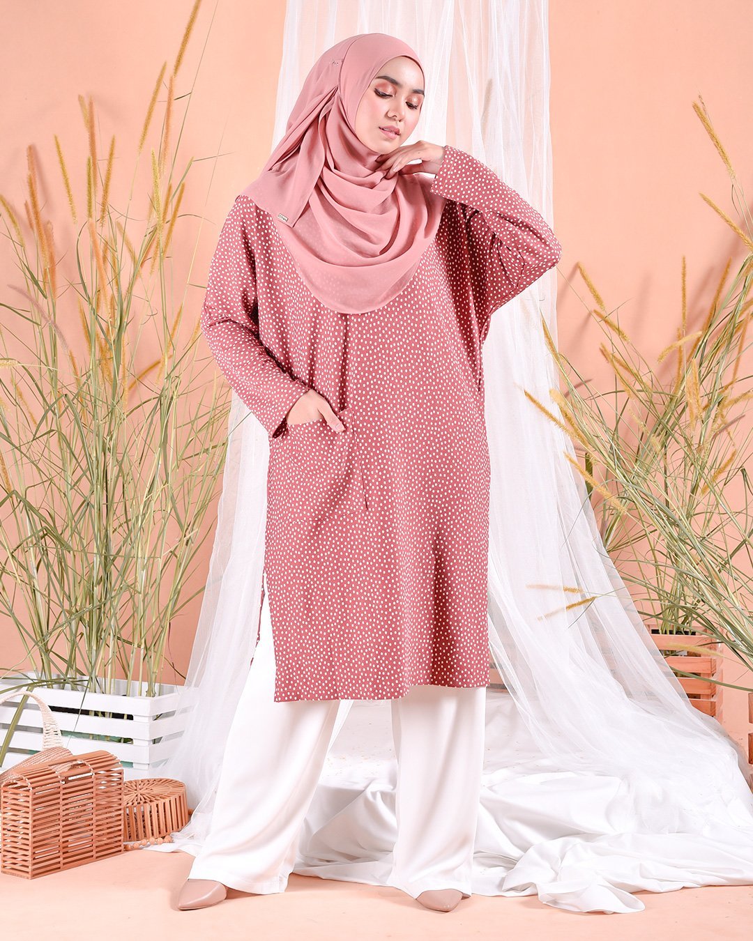 Tunic Kozi Narumi - Radiant Pink
